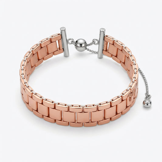 Contour Rosé – Miyuki Tila & Half Tila Bracelet