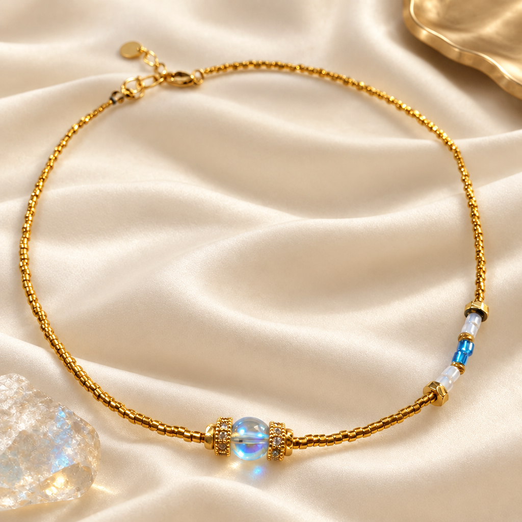 Aqua Aura Celeste Aqua Necklace