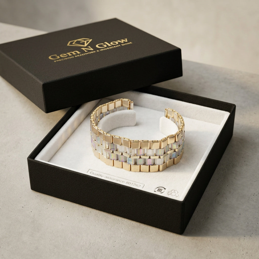 Axis Golden Miyuki Cuff