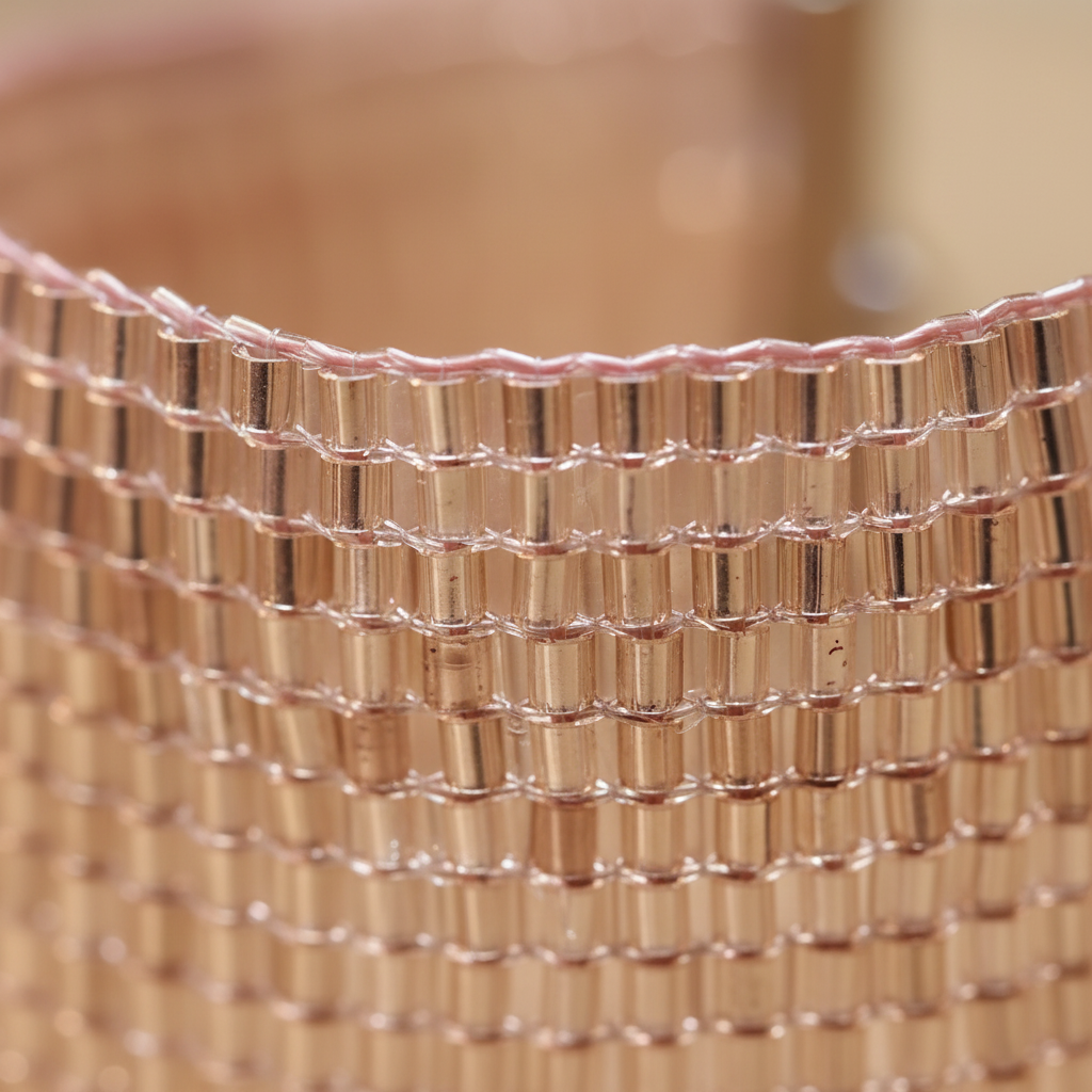 rose gold cuff close up picture